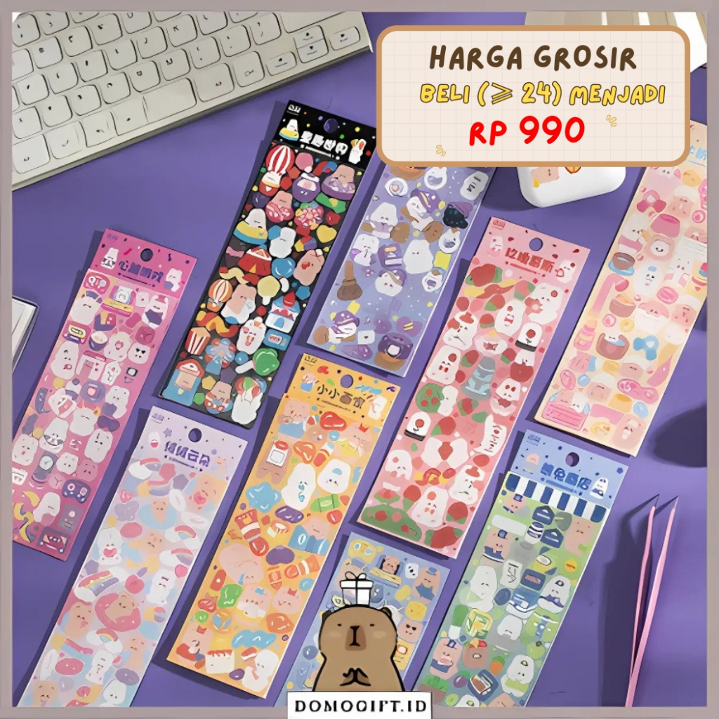 

Stiker Pack Dekor Photocard Buku Jurnal Pet Adventure - SD09