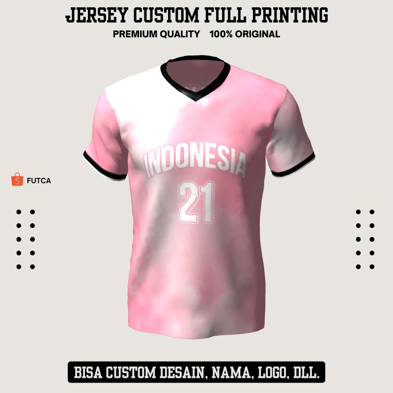 Kaos Jersey Basket Pink Motif Asap 07 - Jersey Olahraga Custom Full Printing