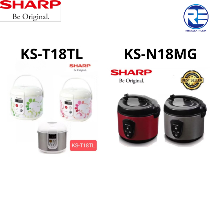 Sharp Magic Com Kapasitas 1.8 Liter Digital dan Non-Digital KS-T18TL dan KS-N18MG