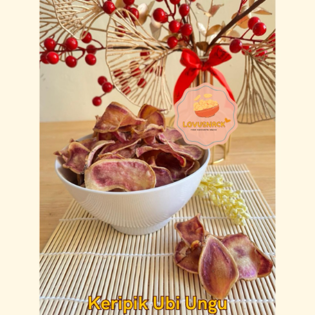 

Keripik Ubi Ungu by Lovusnack - Gurih & Renyah!