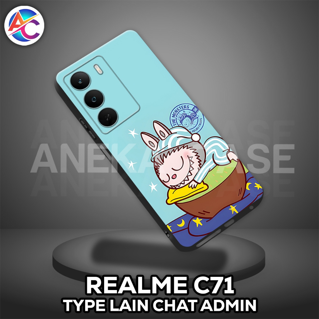 AC71-Case REALME C71-Motif CEWEK-Softcase REALME C71-Casing REALME C71-Silikon REALME C71