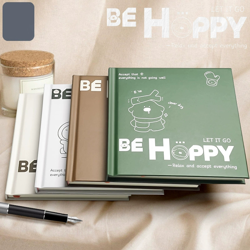 AKUSA Hard Cover Book 100 Lembar Square Note Book Buku Catatan Aesthetic Journal Book Kertas Polos