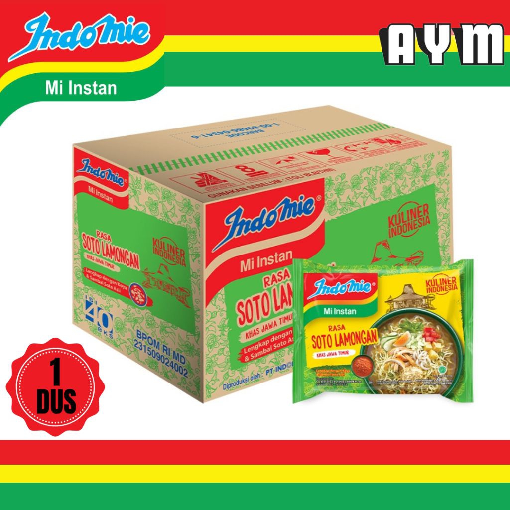 

INDOMIE MIE INSTANT SOTO LAMONGAN (1 DUS)