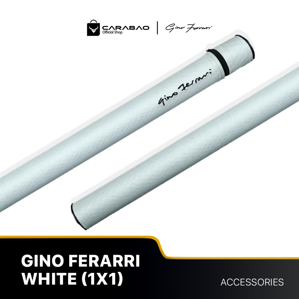 Gino Ferarri Cue Case White (1x1) - Cue Case Billiard