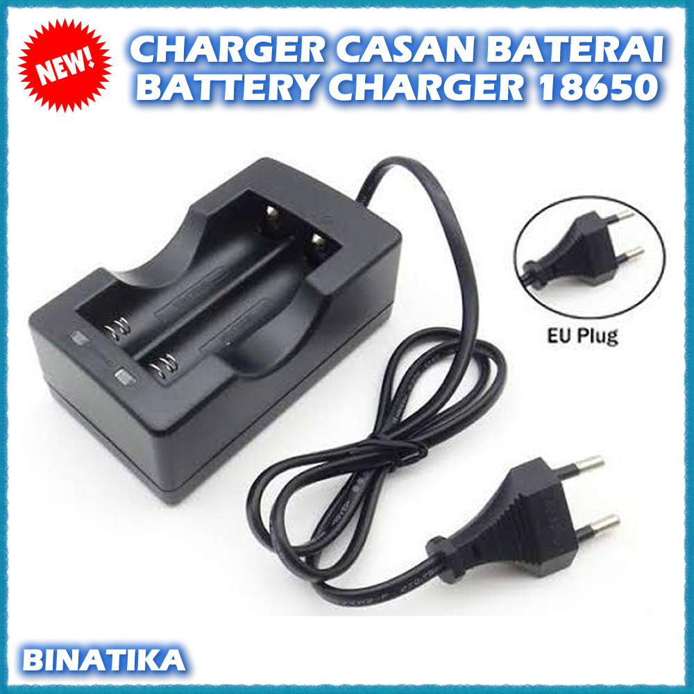 CHARGER CASAN BATERAI 8650 BATTERY CHARGER 8650 VAPOR VAPE SENTER LASER