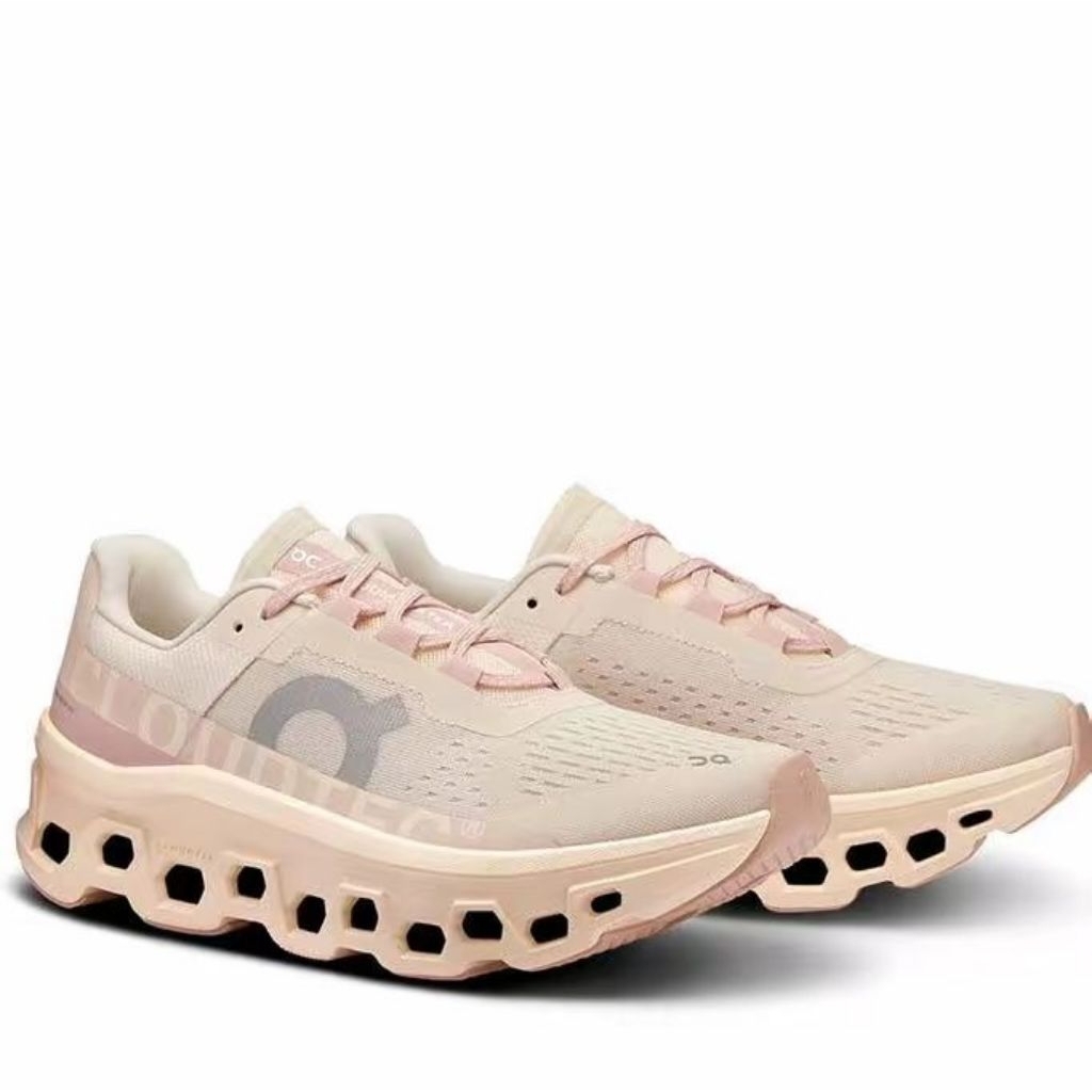 Sepatu On Running CloudMonster Women's Moon Fawn