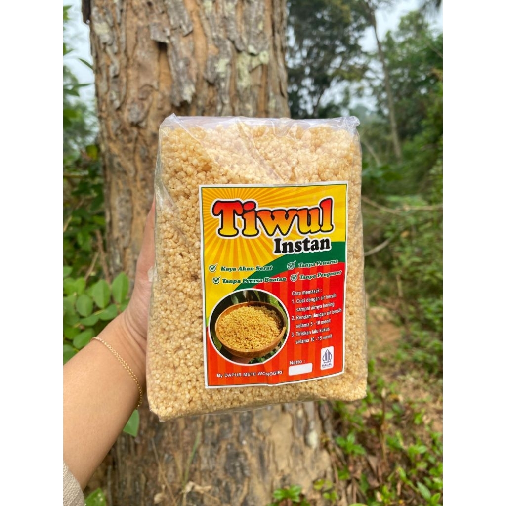 

1 KG TIWUL INSTAN KERING MAKANAN KHAS WONOGIRI / PENGGANTI NASI