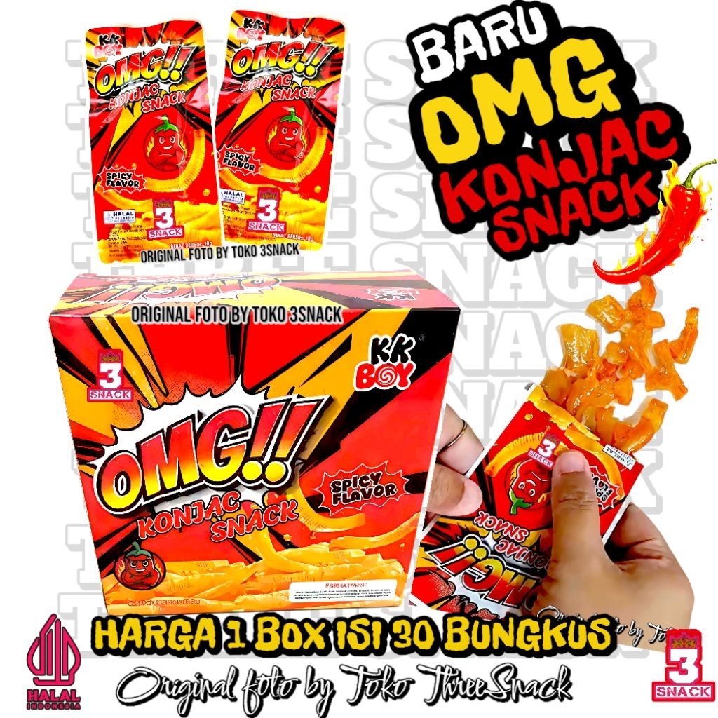 

TERBARU !! KK BOY OMG KONJAC SNACK ISI 30 BUNGKUS