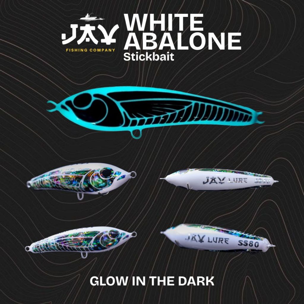 Stickbait GID Sinking Floating White abalone
