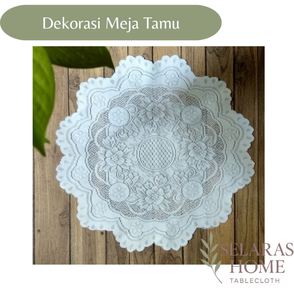 TAPLAK KECIL 40CM TAPLAK ALAS VAS BUNGA TAPLAK MINIMALIS TAPLAK MEJA BUNDAR TAPLAK MEJA BULAT TAPLAK