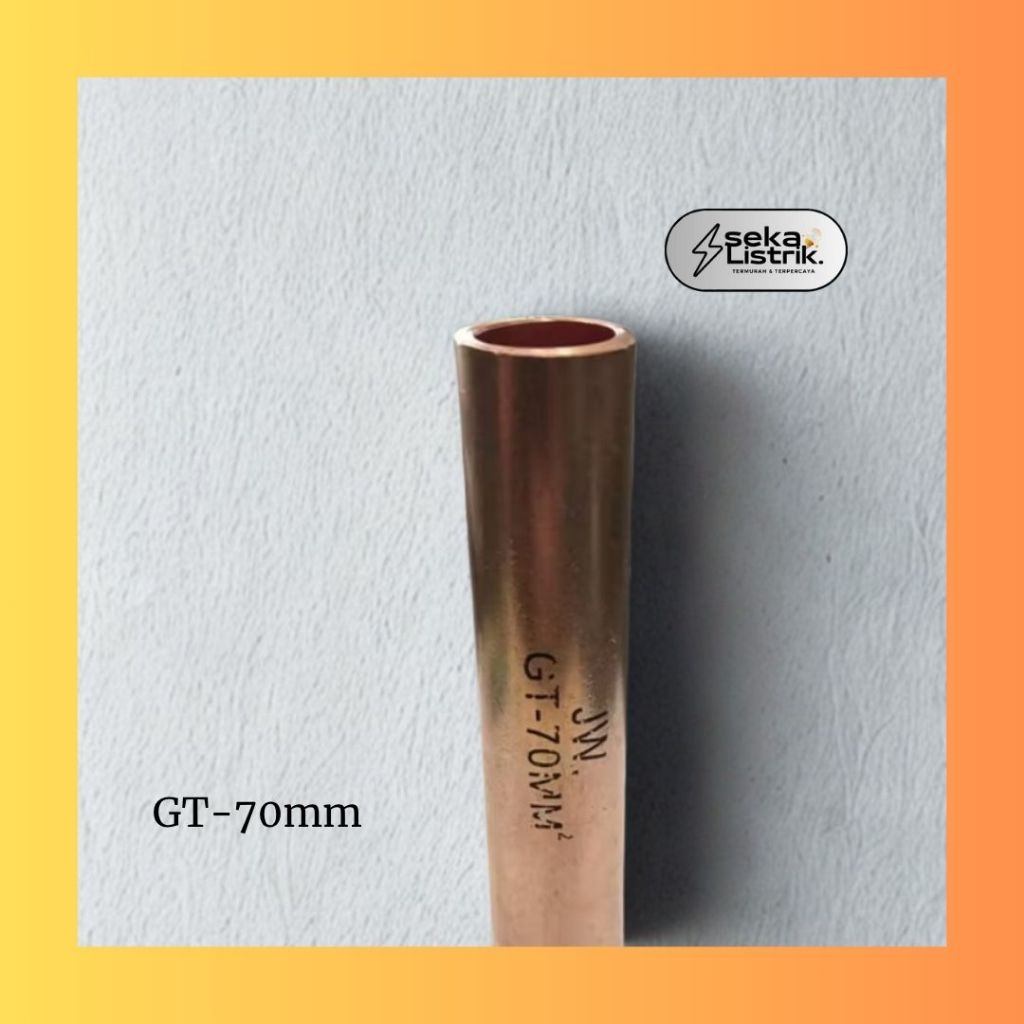 Sok Skun Verbending Tembaga Merah 70 mm 70mm Press Konektor Join CU