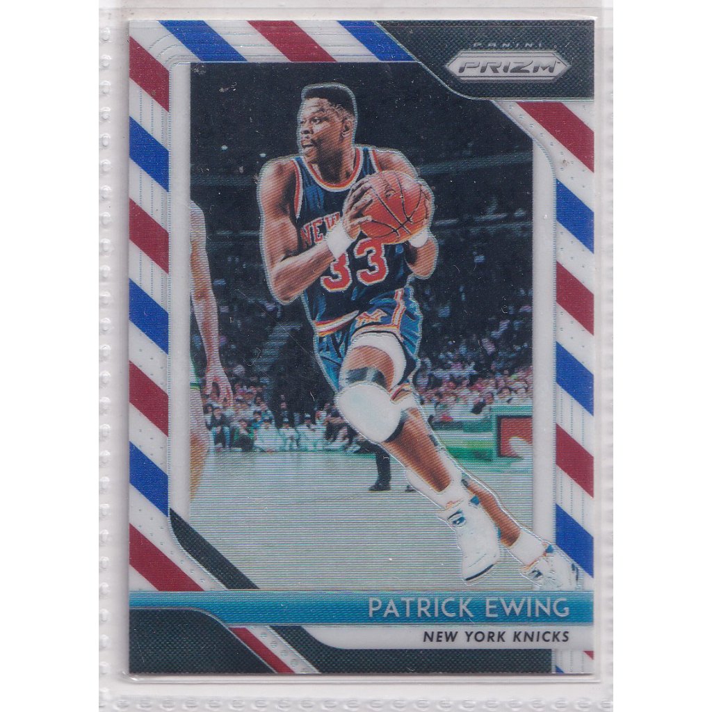 2018-19 Panini Prizm Red White & Blue Prizm #105 Patrick Ewing