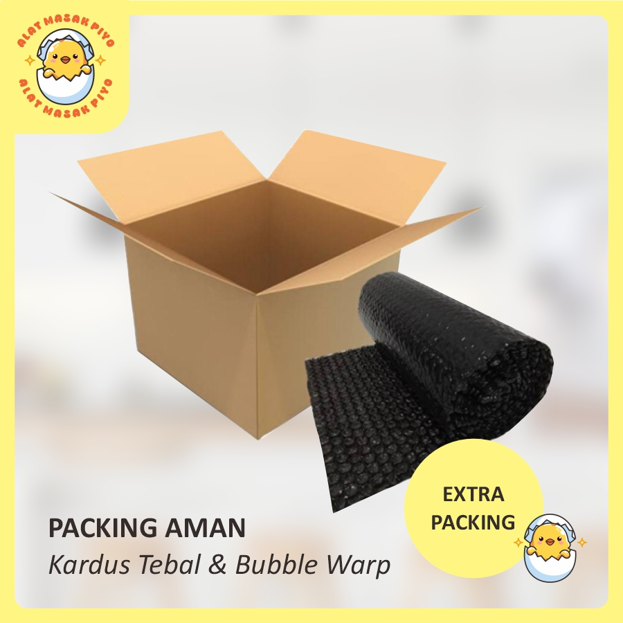 

EXTRA PACKING TAMBAHAN BUBBLE WRAP/ DUS - Hanya Untuk Tambahan / Tidak Dijual Terpisah