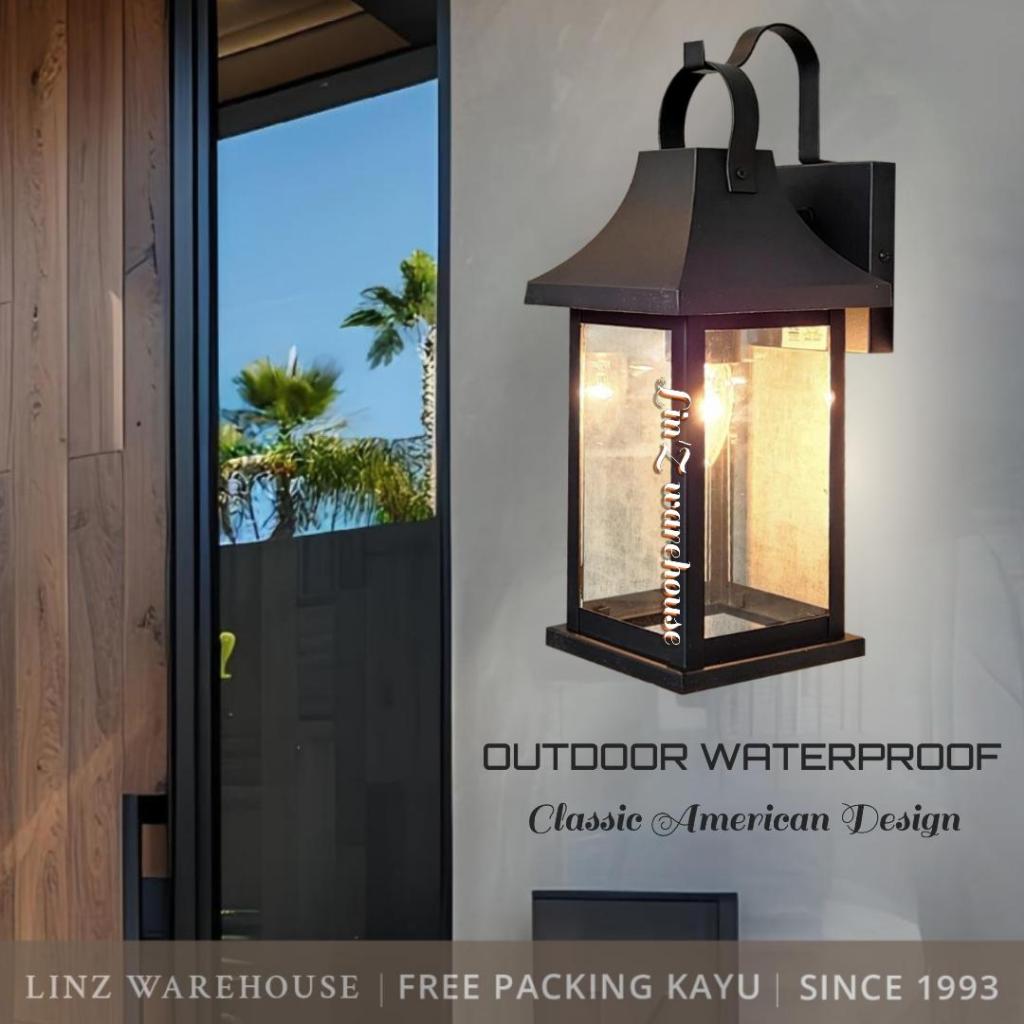 Lampu dinding CLASSIC AMERICAN OUTDOOR WATERPROOF SERIES 18 wall lamp