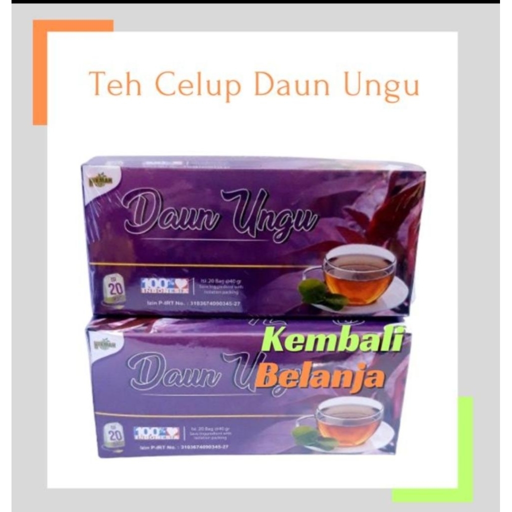

Teh Celup Daun Ungu/ Teh Daun Ungu/ Teh Daun Ungu Isi 20 Tea Bag/ Teh Celup Daun Wungu/ Teh Daun Wungu/ Teh Untuk Ambeien/ Teh Untuk Wasir