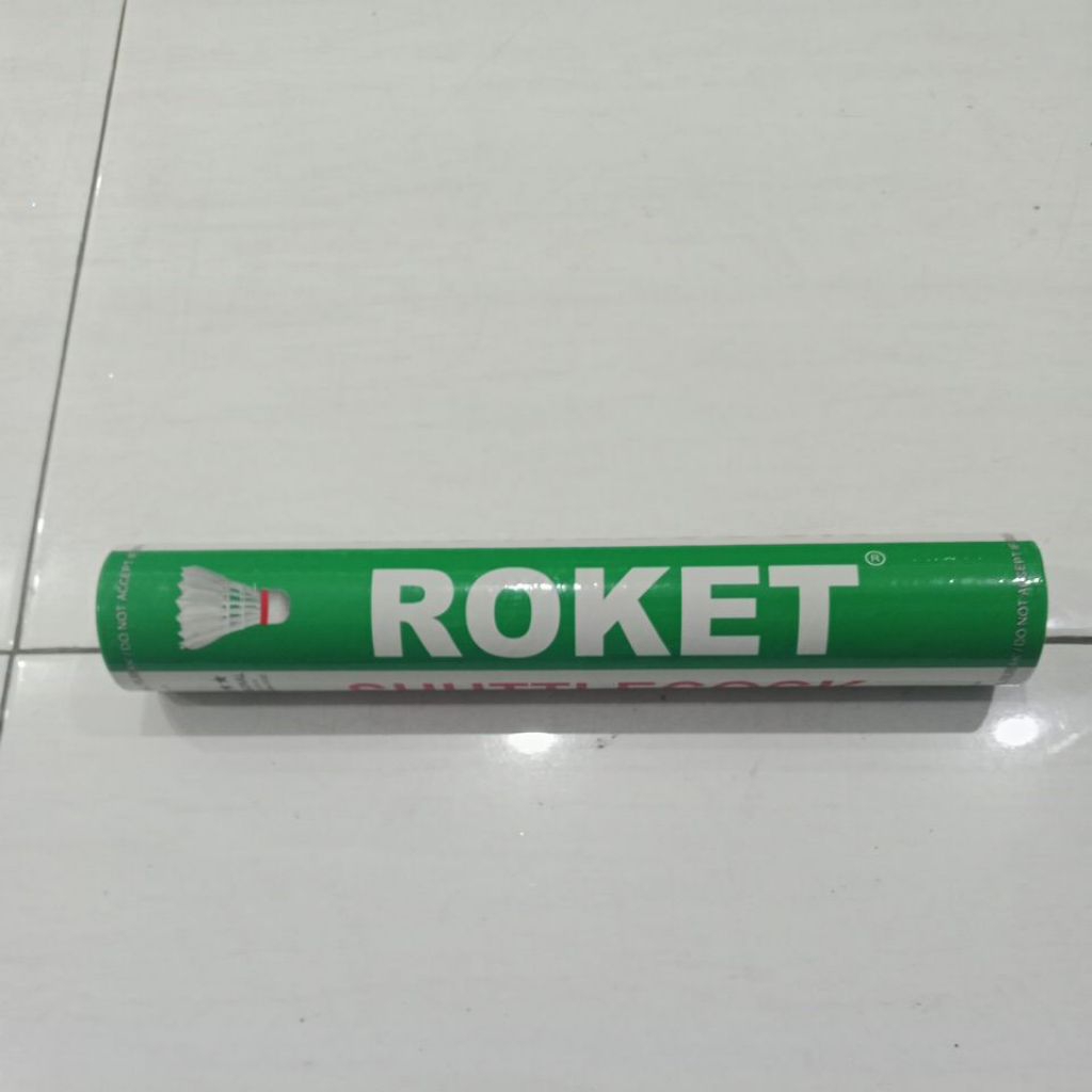 Shuttlecock Roket hijau original