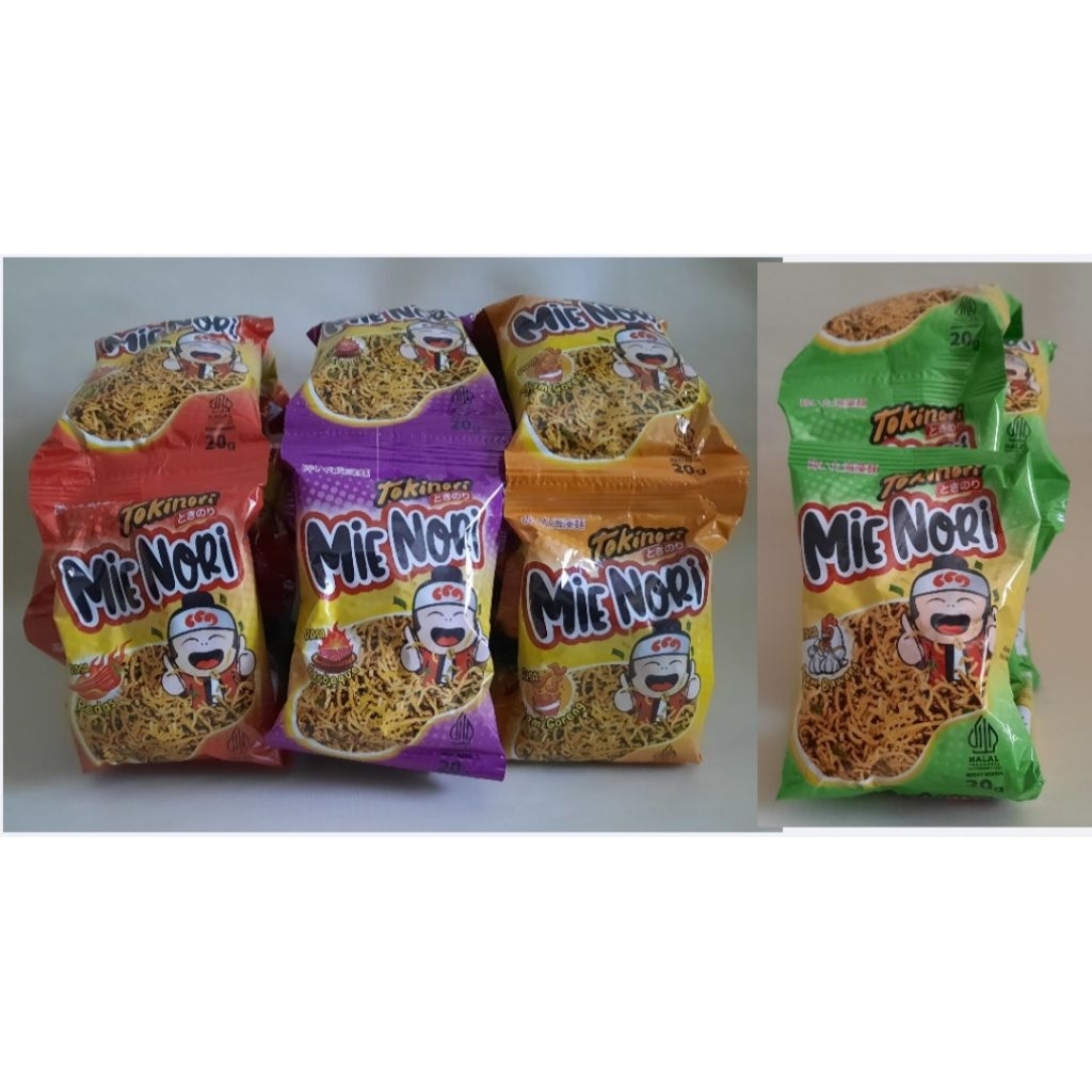 

Tokinori mie nori per renceng (20 gr x 12 bungkus)