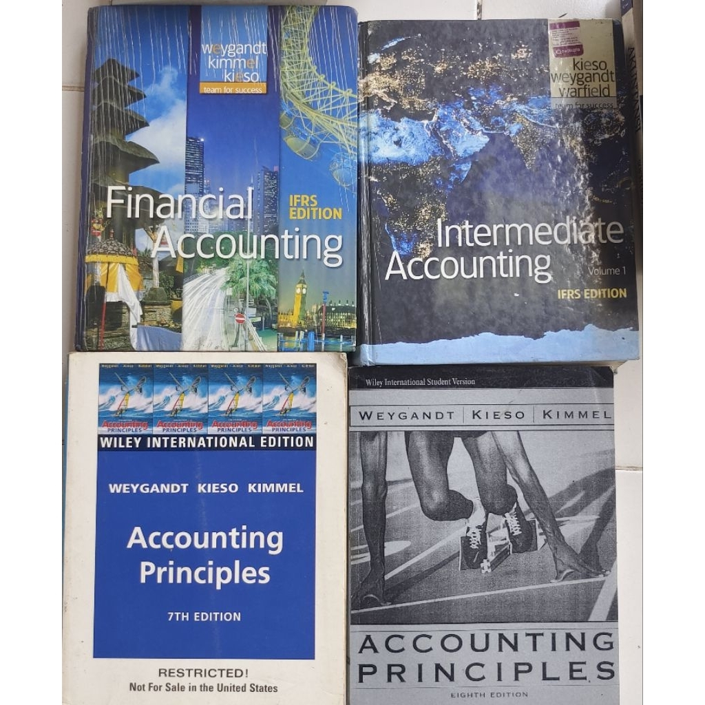 BUKU ACCOUNTING PRINCIPLES & FINANCIAL ACCOUNTING & INTERMEDIATE ACCOUNTING WEYGANDT KIESO KIMMEL OR