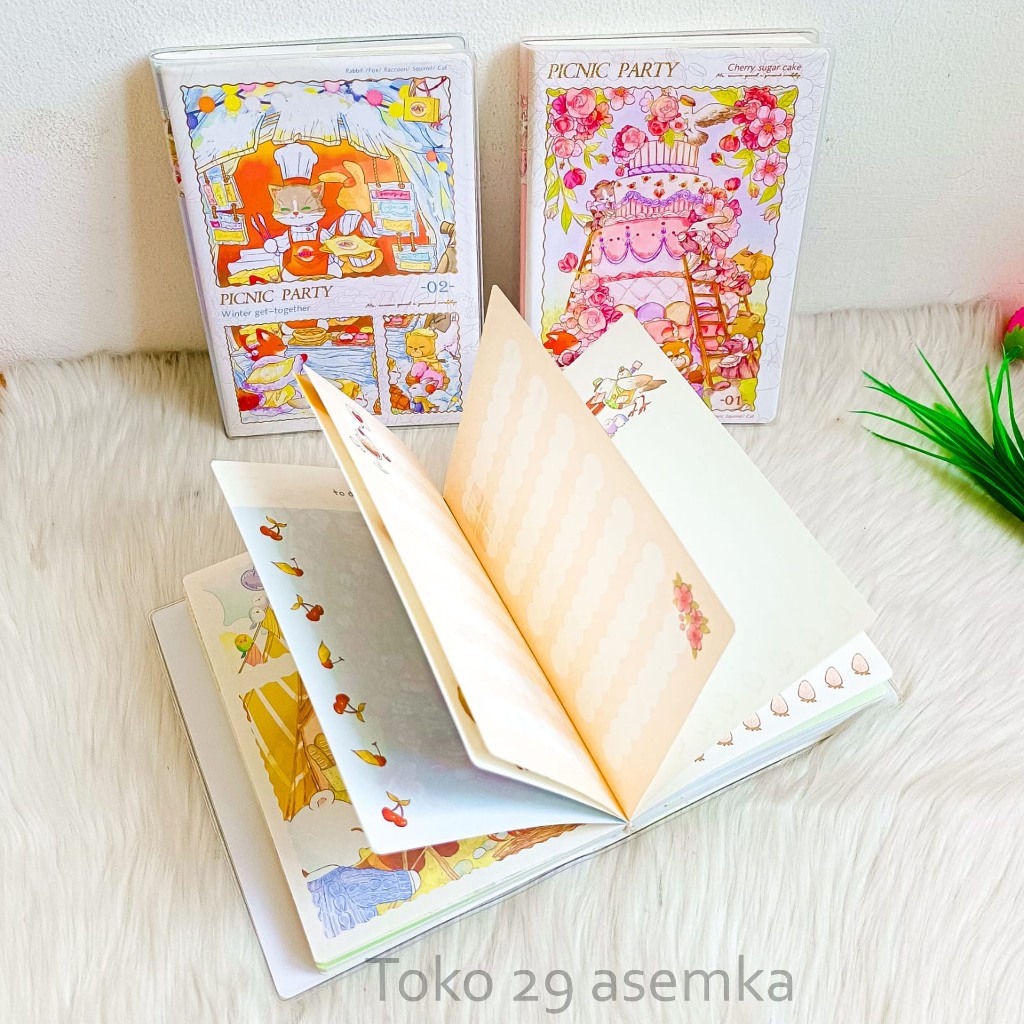 

BUKU HARIAN A6 PICINIC PARTY ( KERTAS FULLCOLOR ) (128 LEMBAR)UKURAN A6 : 11.6 x 16.5CM DIARY UNIK