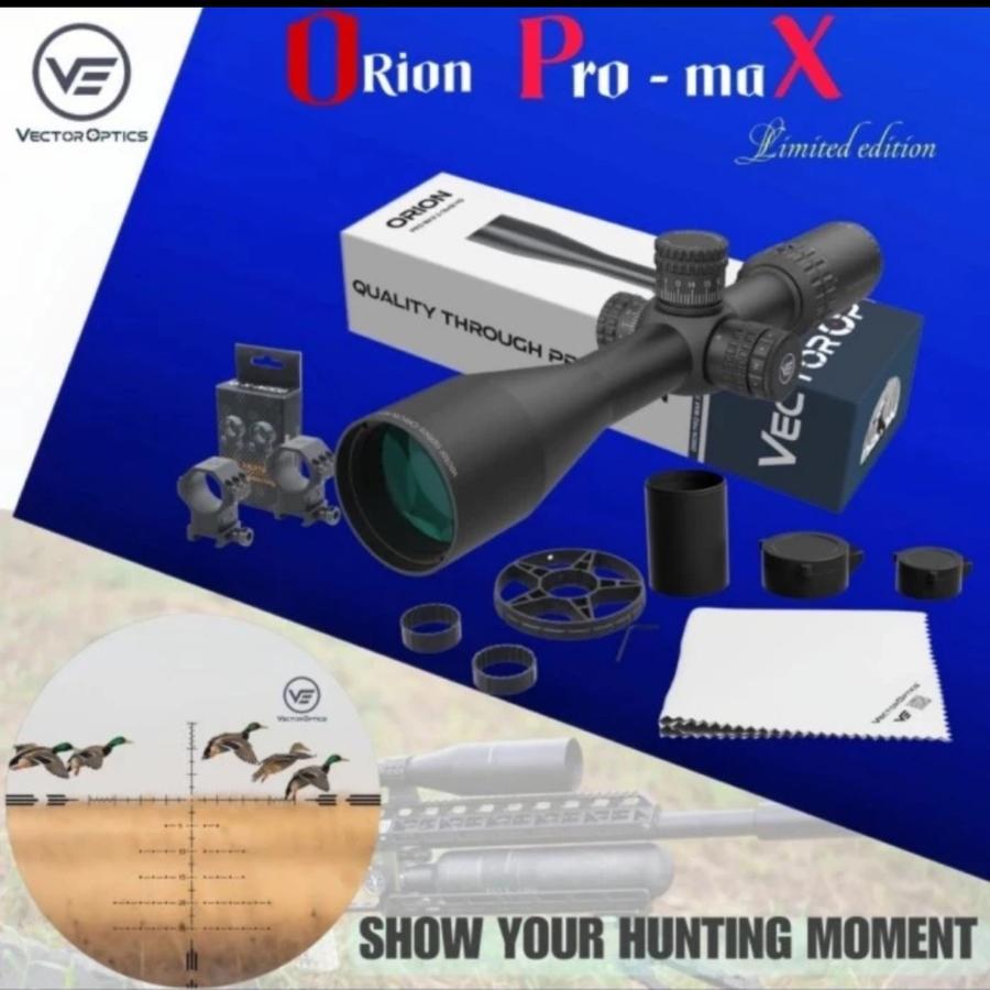 Perfect Teleskop Vector Orion Promax HD 3-18x50 Sfir Sfp -free mount watterpas