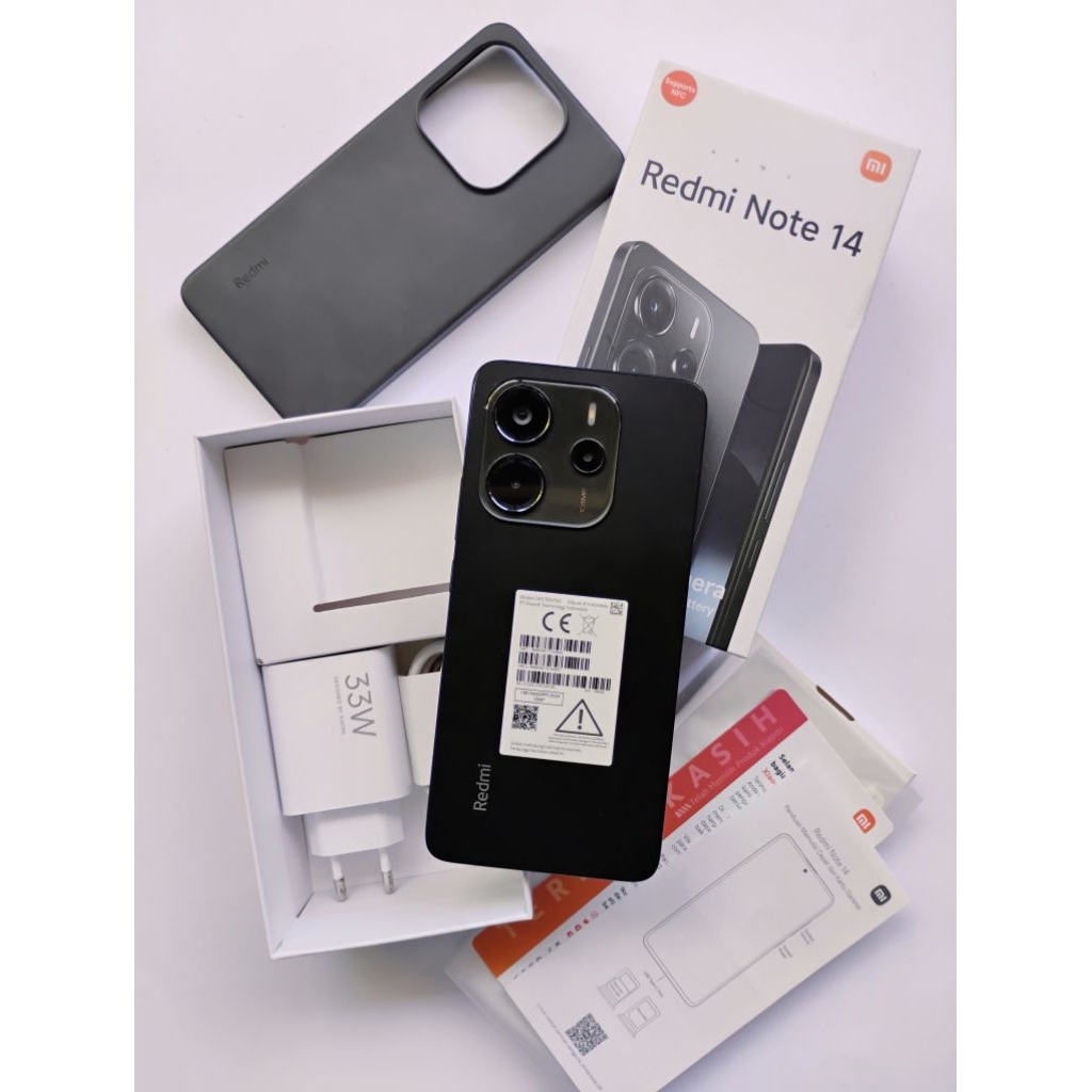 XIAOMI Redmi Note 14 8/256 - BLACK ( Bekas/Second )