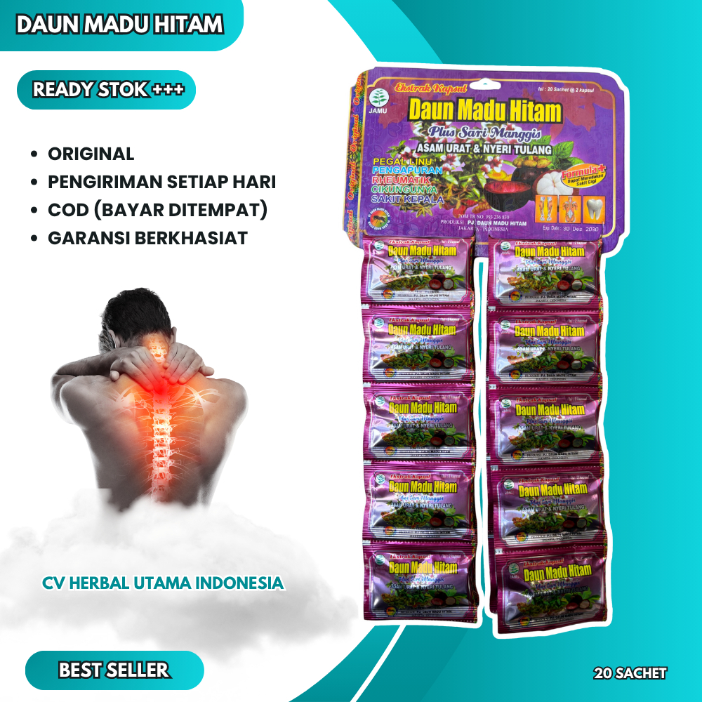 

Daun Madu Hitam Original Kapsul Rencengan