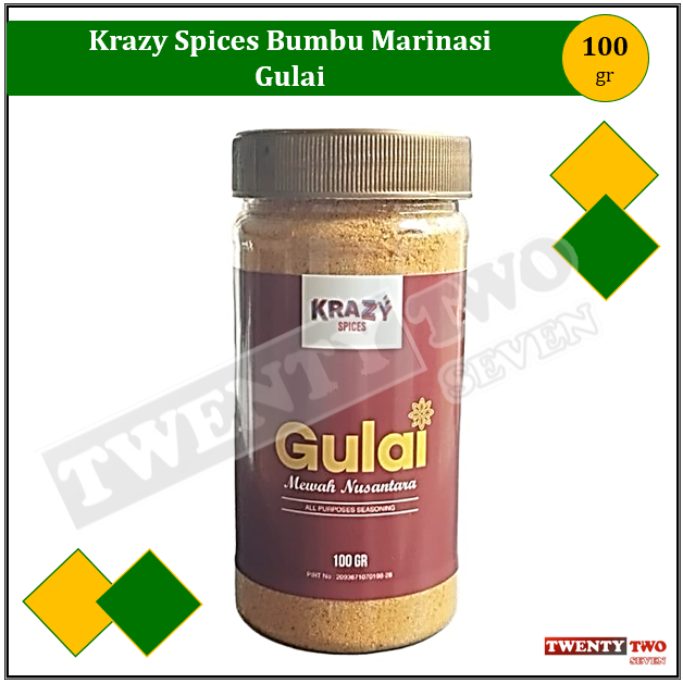 

[doz]|3X Krazy Spices Gulai 100 gr
