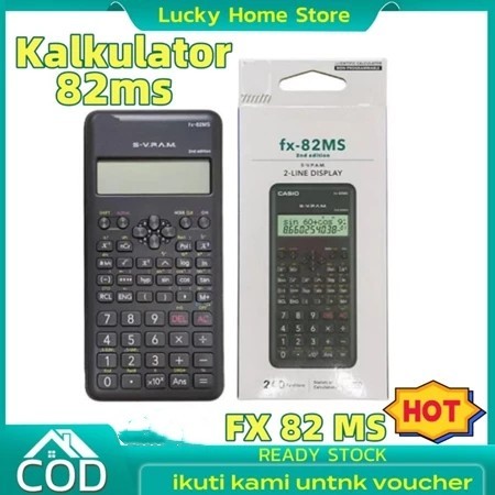 

FX 82 MS - Calculator Scientific Kalkulator Sekolah Kuliah Calculator FX-82MS