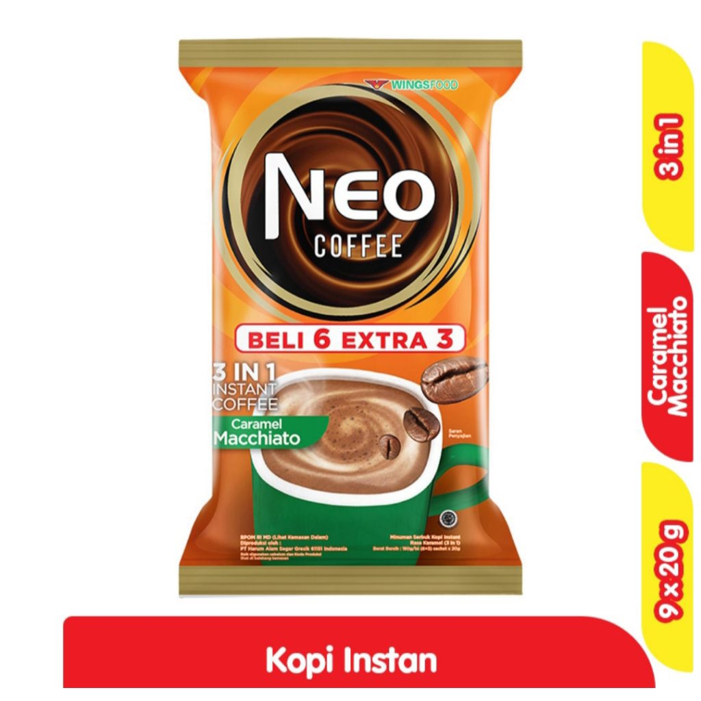 

Neo Coffe 3in1 Sachet 9×20g