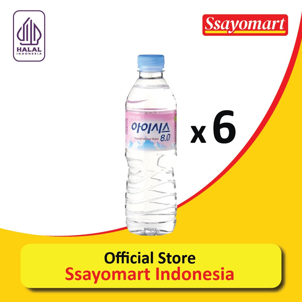 

Lotte Icis 8.0 Air Mineral Korea 2L x 6 Botol / Box