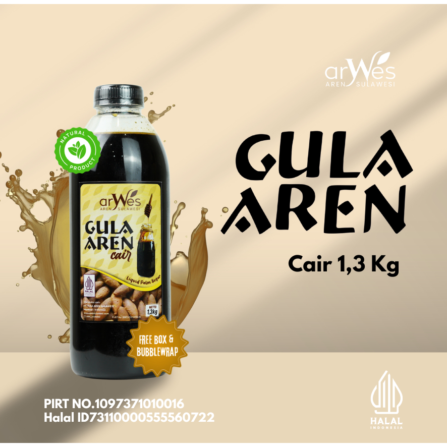 

Gula Aren Cair 1 liter / Aren Sugar Liquid - Arwes