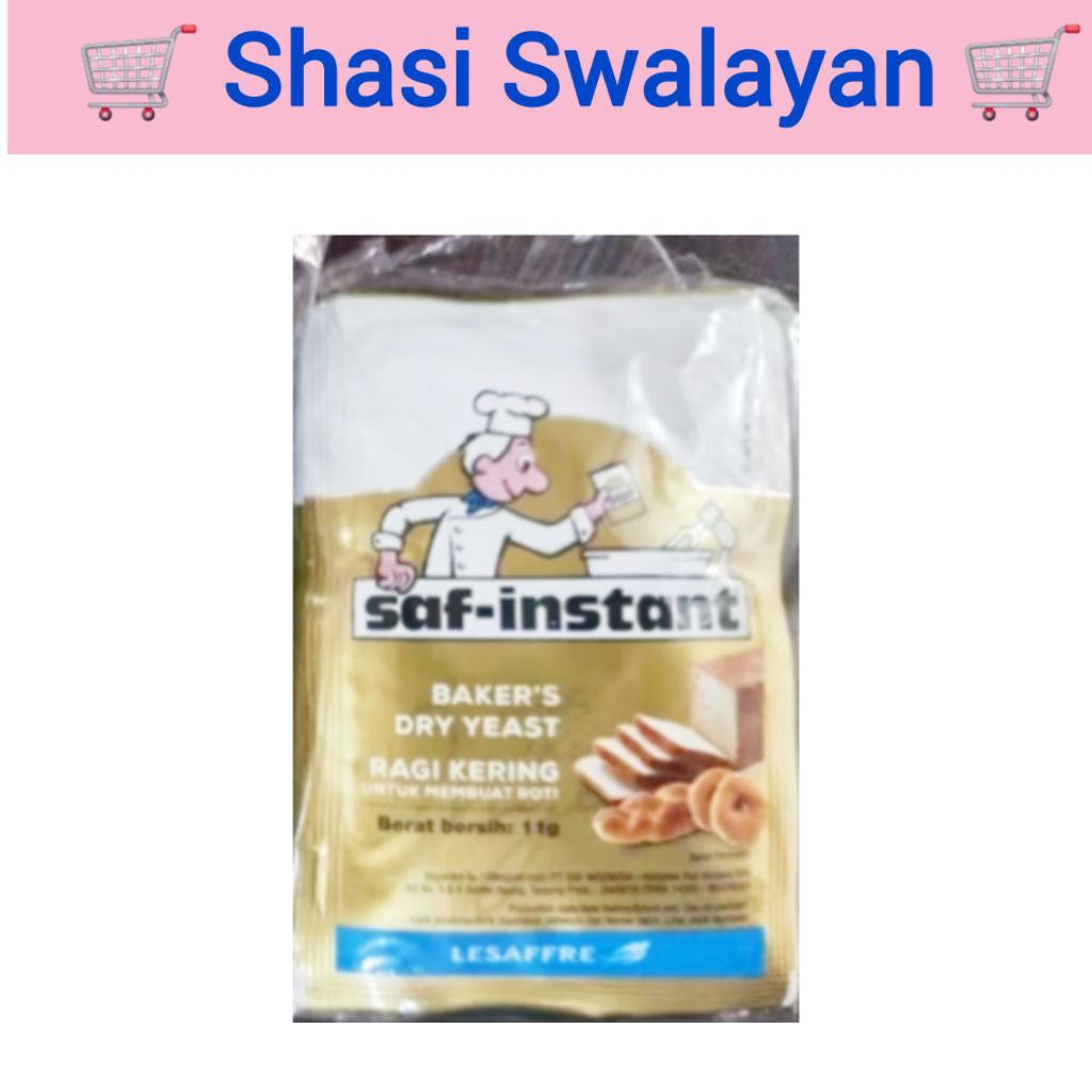 

SAF INSTAN Ragi 11 gram x 4 Sachet