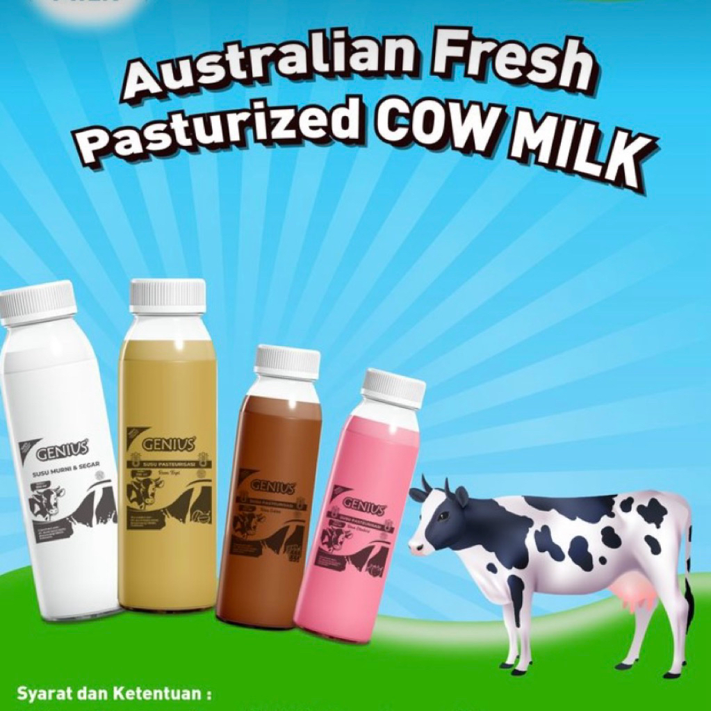 

SUSU SAPI MURNI ANEKA RASA 250ml LANGSUNG DARI PETERNAKAN || tanpa pengawet