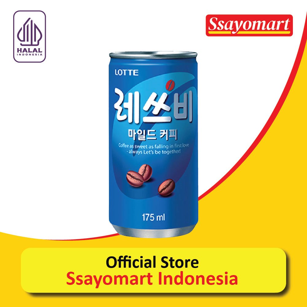 

Lotte Let's Be Mild Coffee 175 ml / Kopi Susu Original Asli Korea