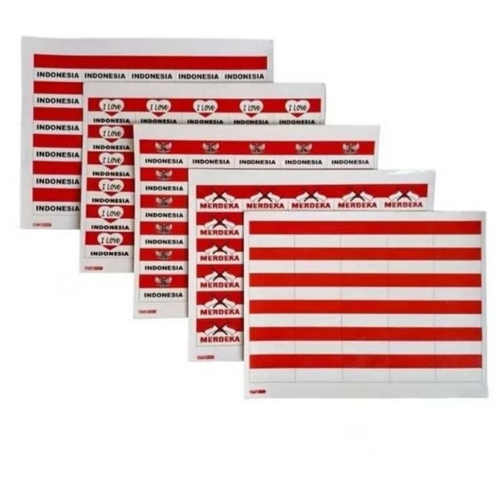 

Stiker Pipi 17 Agustus Merah putih Kemerdekaan