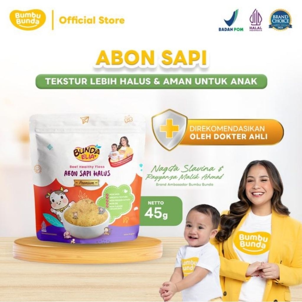 

Bumbu Bunda Elia Abon Sapi Halus Premium 45 gr
