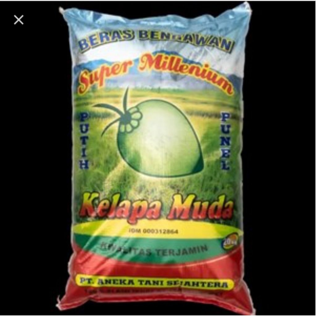 

beras kelapa muda 3kg 8X/8pack