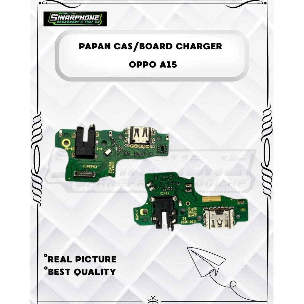 PAPAN CAS/BOARD CHARGER + IC OPPO A15/A15S