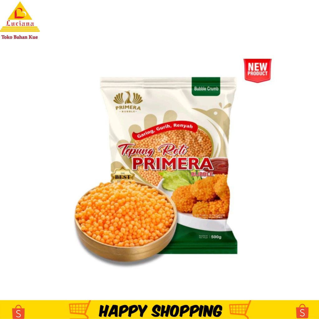 

Buble Crumb Merk Primera Ukuran 500gr/ Buble Crumb Nugget