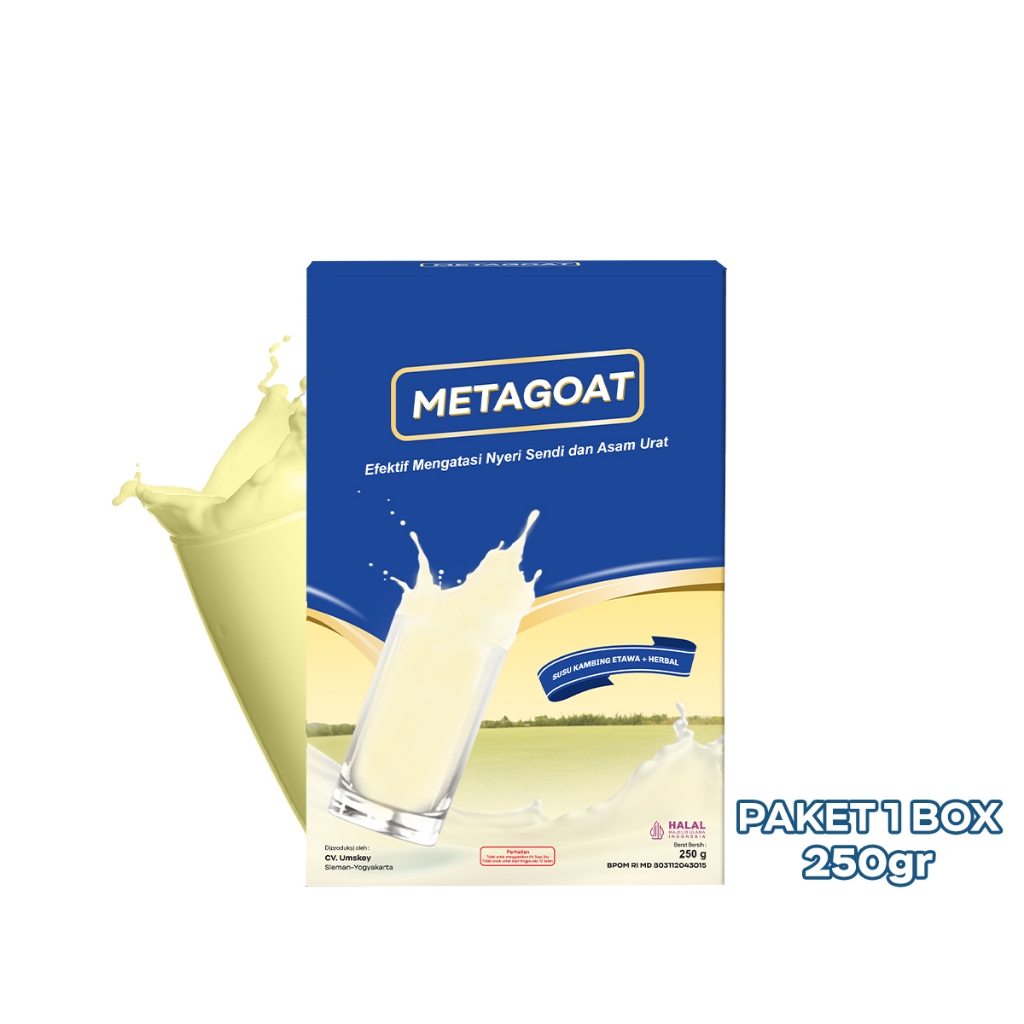 

Metagoat Susu Kambing Etawa Rasa Jahe 250 Gram