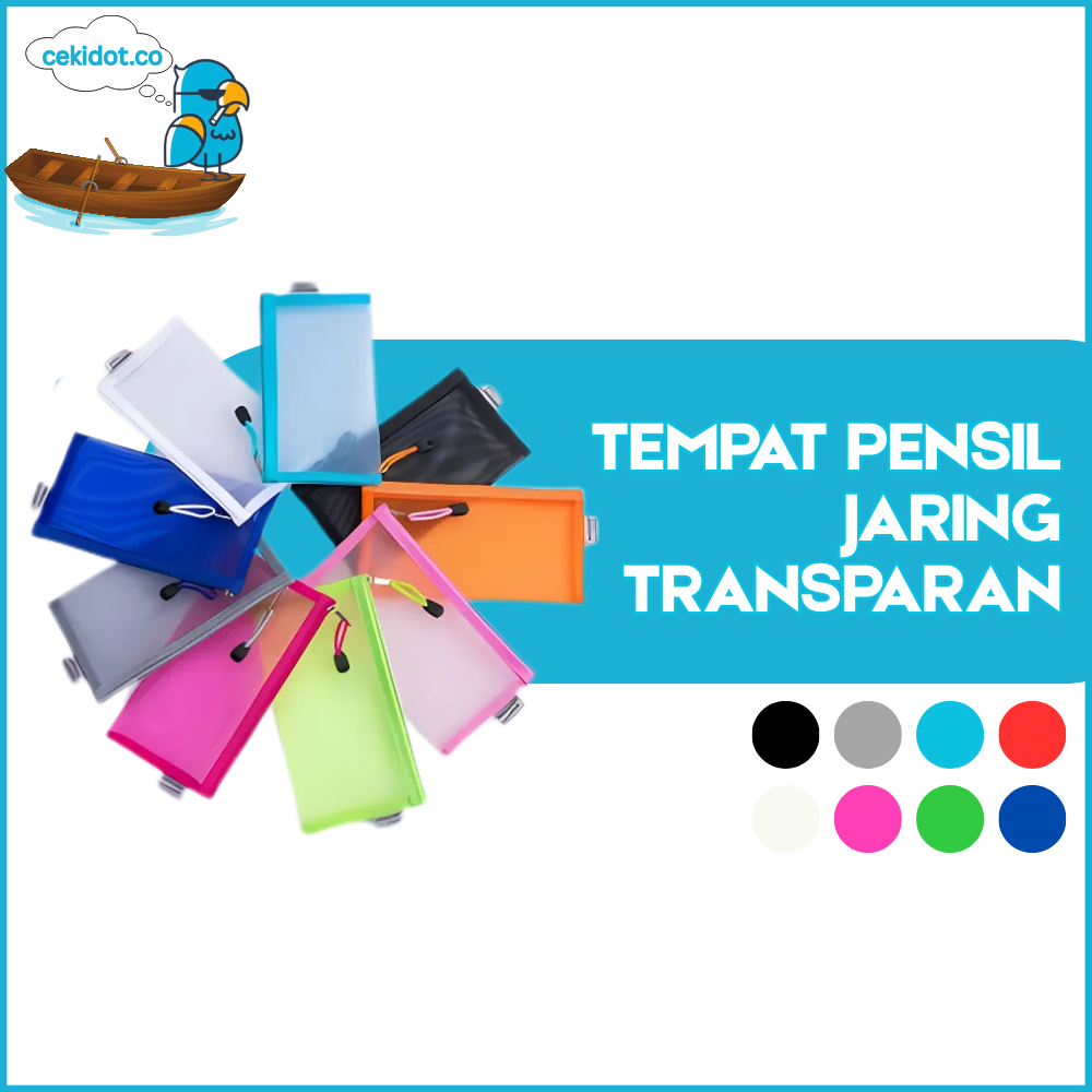

Cekidot KOTAK PENSIL TEMPAT PENSIL JARING TRANSPARAN TEMPAT PENSIL TRANSPARANT POLOS IMPORT Y3420