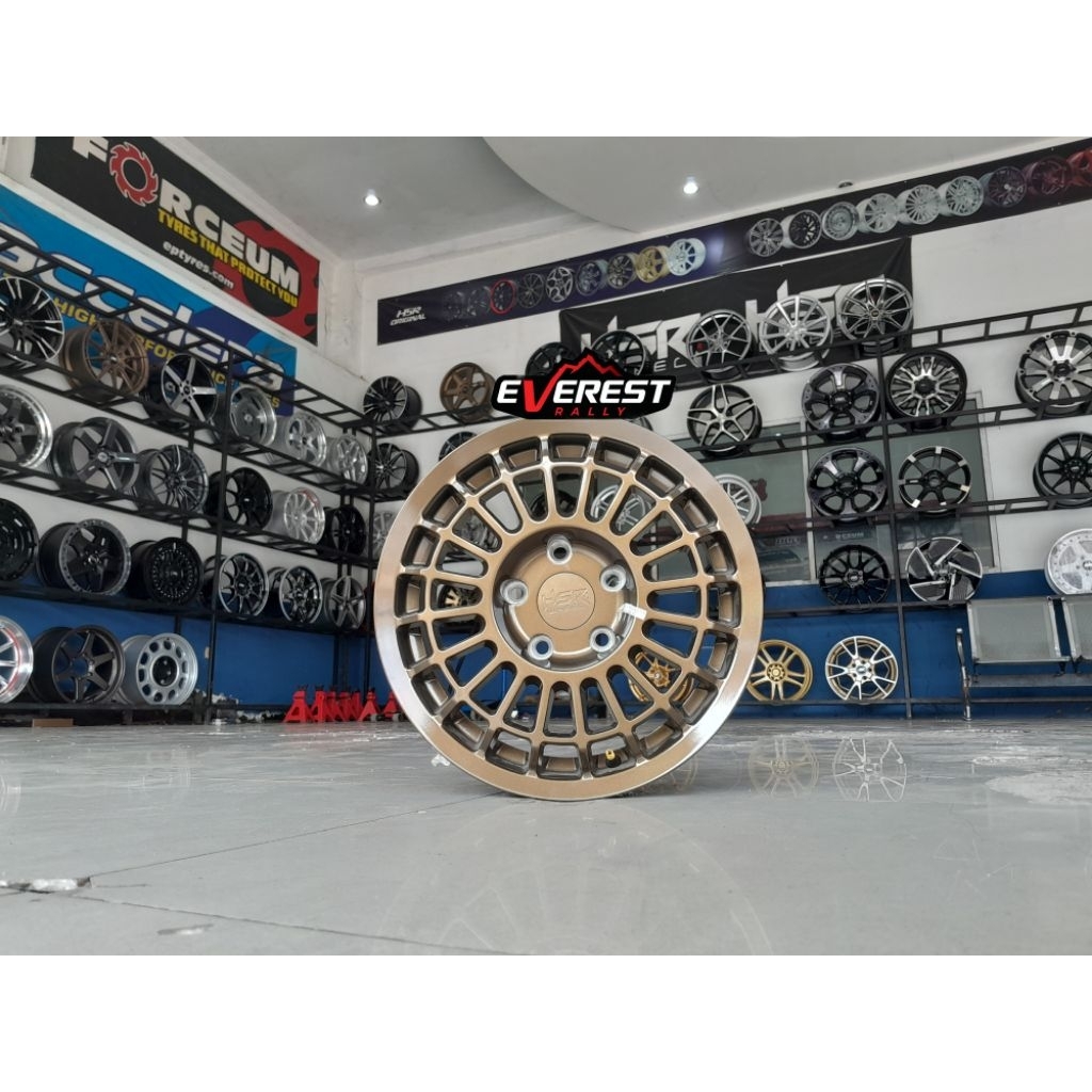 Velg Mobil Hsr Futbuls  Ring 15 Lebar 6,5 Hole 5x114,3 Et42 Bronze