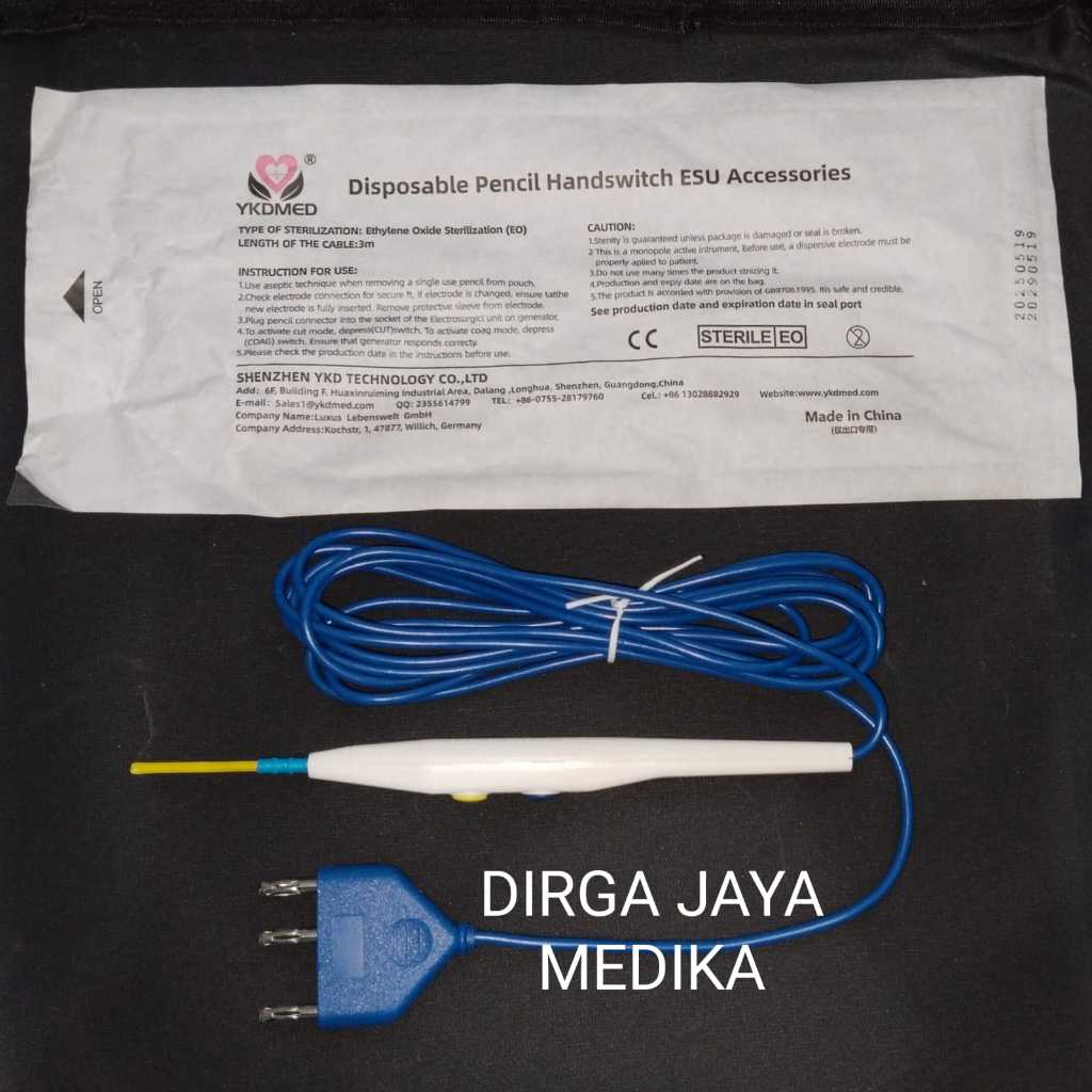 Electrosurgical ESU Pencil/Pensil Pen Cauter/Coute/Koter Disposable & Electrosurgical ESU Ground/Gro