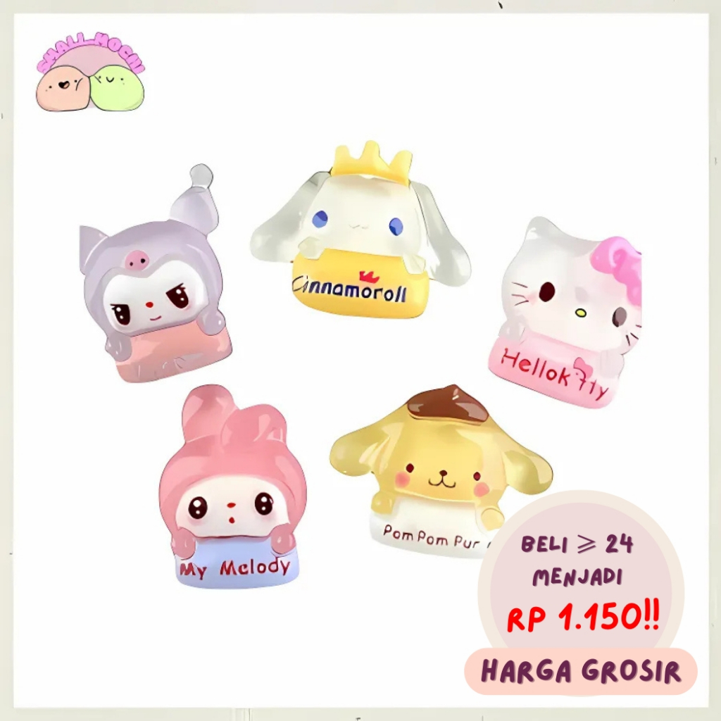 

1 Pcs Resin Clay Stiker 3D Motif Sanrio Glossy 3D-009