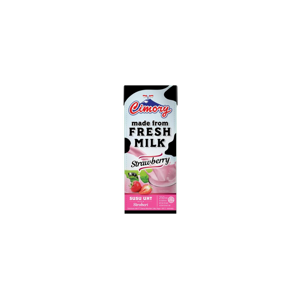 

Sehati Snack - Cimory UHT Fresh Milk 125ML Strawberry | 1box(40pcs)