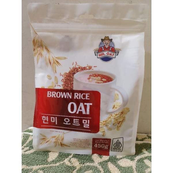 

[oddsolshop] pekanbaru/Mr Oat Brown Rice 450GR Serbuk Minuman Sereal Paduan Beras Cokelat