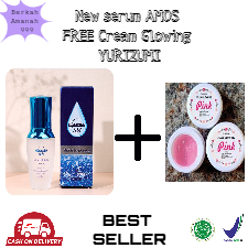GUYSS!! PAKET NEW serum amos 35 ML FREE Cream Glowing JELLY YURIZUMI 15 GR  ^_^