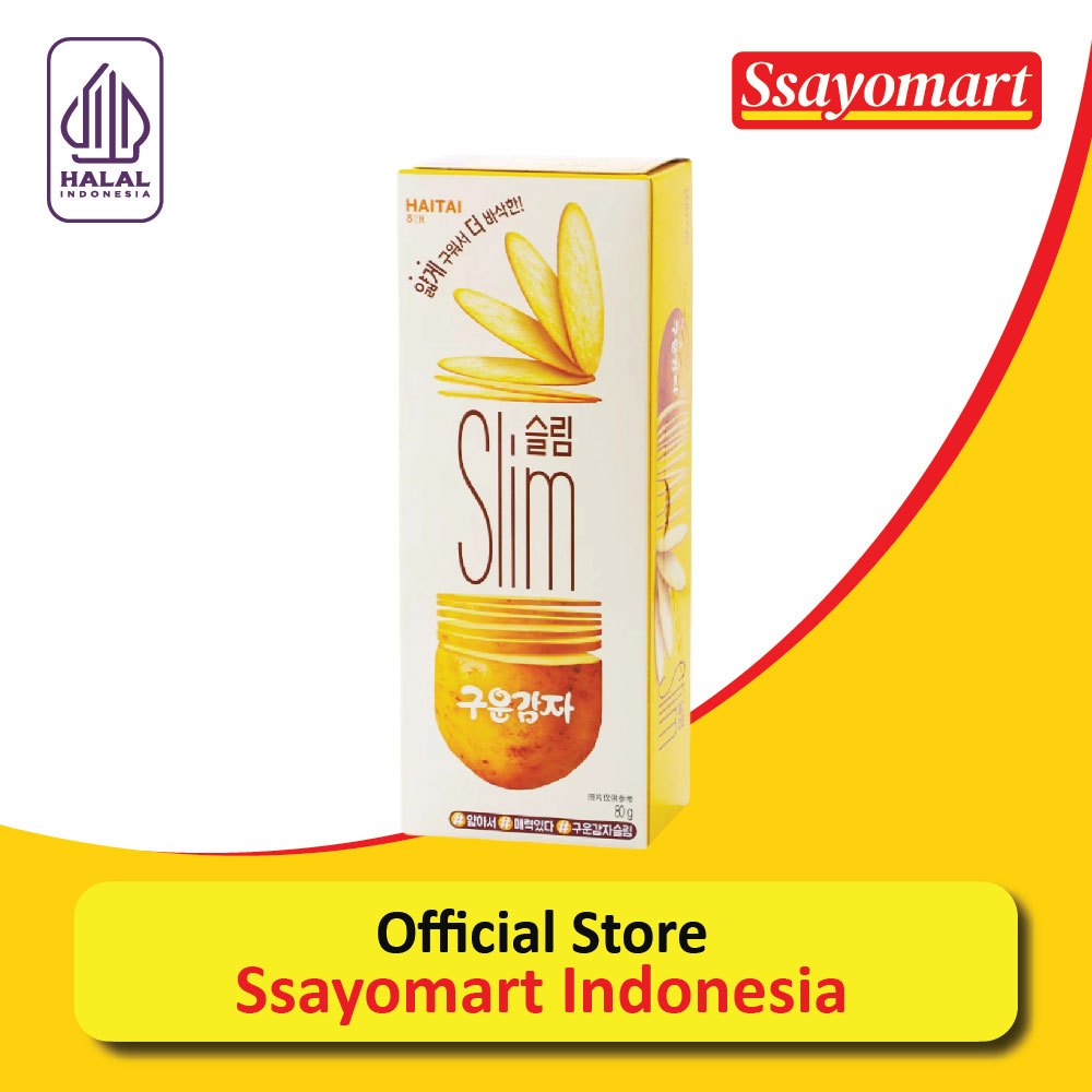 

Haitai Baked Potato Slim 80gr / Makanan Ringan Kentang Panggang