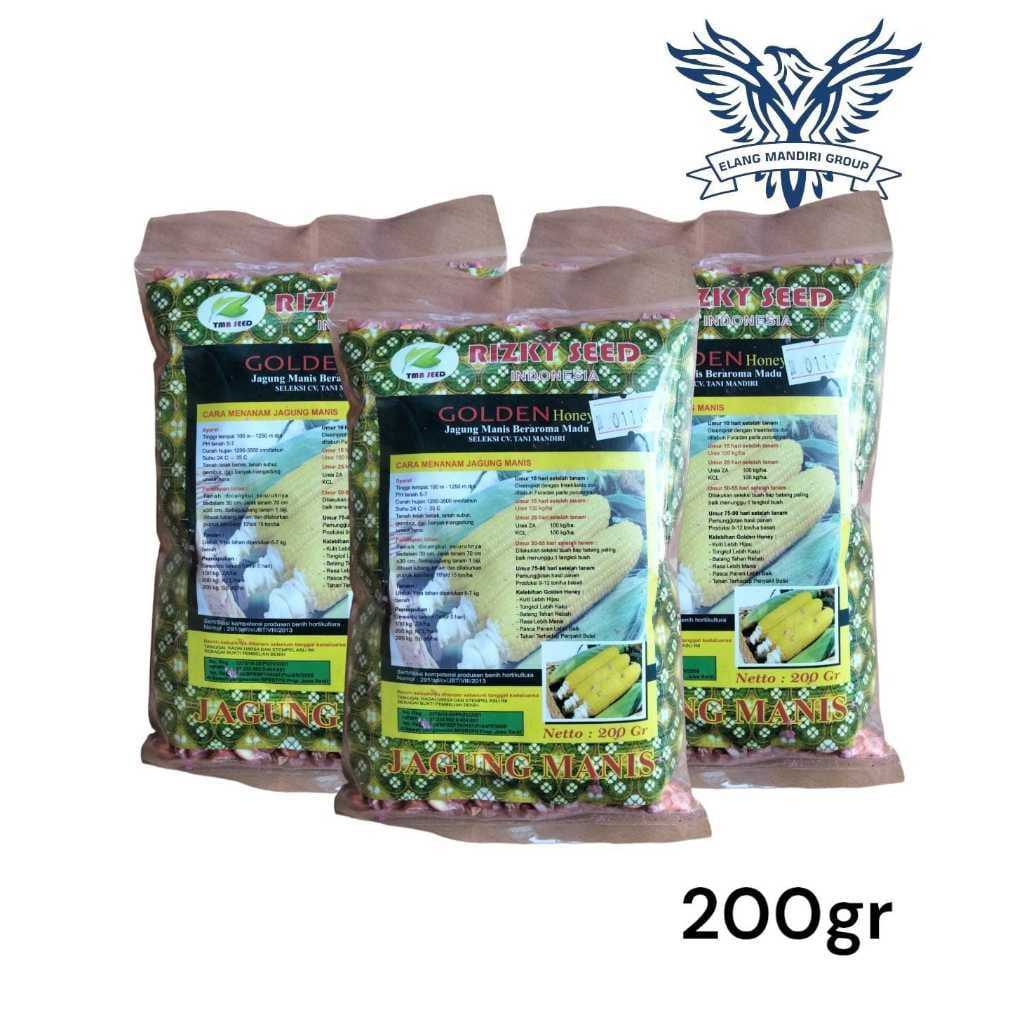 

Jagung Golden Rizky Seed 200gr Benih Jagung Beraroma Madu / Benih Jagung Manis Madu