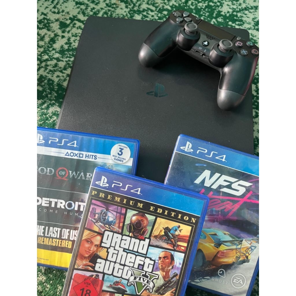 (ORIGINAL)PLAYSTATION 4 SLIM 500GB SERIE 22 + 3 GAME FISIK + FC25 DIGITAL